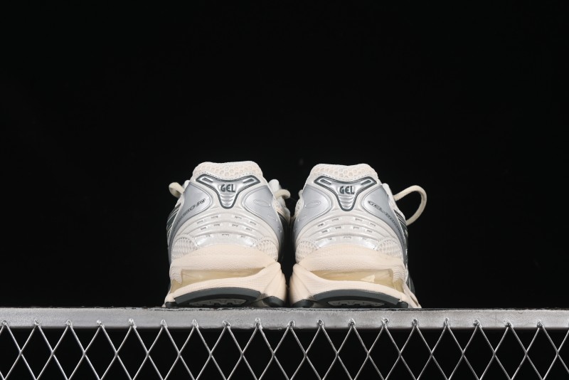 Asics Gel-Kayano 14 Running Shoes with Engineered Elastic Double-Layer Knit Upper and 3D Visible GEL Cushioning - 1201A019-200