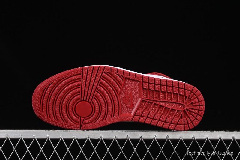 Nike Air Jordan 1 High Retro OG Basketball Shoes with Black Toe Design - 555088-125