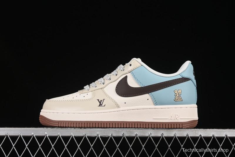 Nike Air Force 1 '07 Low LV Collaboration Summer Blue Casual Sneakers - JJ2508-702