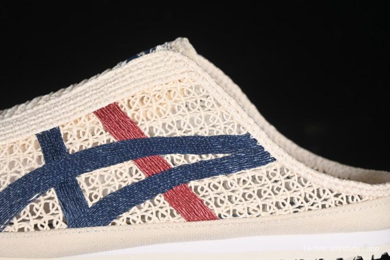 Onitsuka Tiger Mexico 66 Sabot Slip-On Sneakers with Breathable Mesh Upper - 1183C123-100