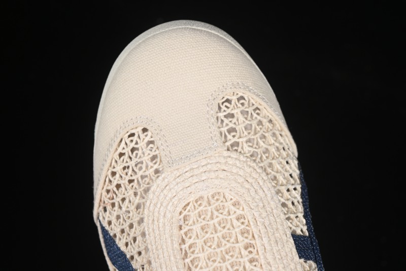 Onitsuka Tiger Mexico 66 Sabot Slip-On Sneakers with Breathable Mesh Upper - 1183C123-100