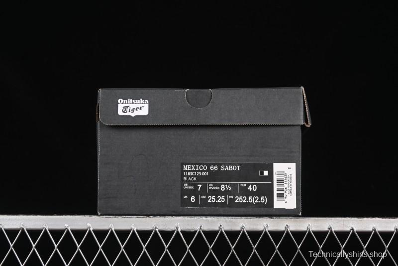 Onitsuka Tiger Mexico 66 Sabot Slip-On Shoes with Breathable Mesh Upper - 1183C123-001