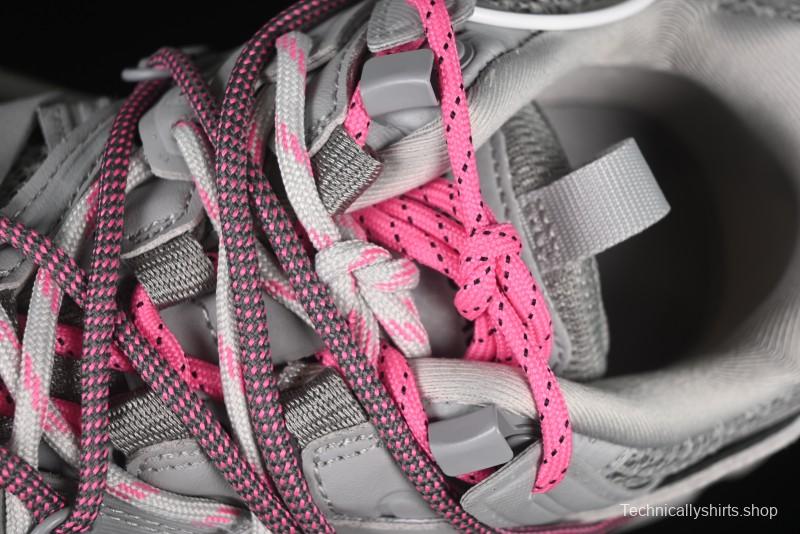 Balenciaga Track Sneaker Tess s.Gomma Res BI ALV/TIS EFF NUBUK/TIS E Waterproof Running Shoes - WTRHK1013