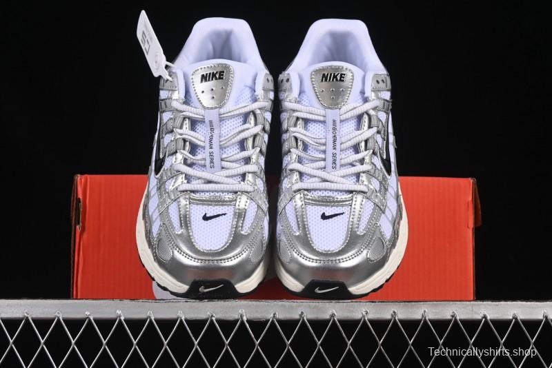 Nike P-6000 Prm Retro Casual Sneakers with Lightweight Design - CD6404-105