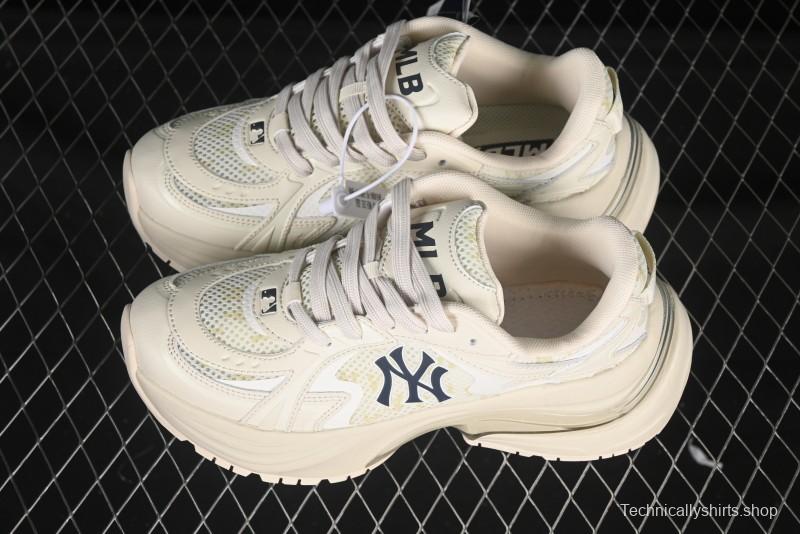 New York Yankees MLB Chunky Curve Runner Monogram Thick Sole Casual Running Shoes - 3ARNSPL5N50BGL