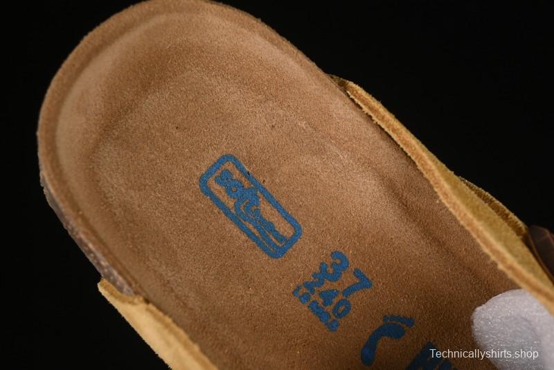 Birkenstock Arizona Soft Footbed Sandals with Suede Leather and Lambswool Lining - G.D4