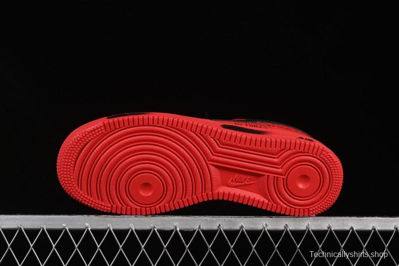 Nike Air Force 1'07 Low Watermelon Red Casual Sneakers with Full-Length Air Cushion - FD7039-600