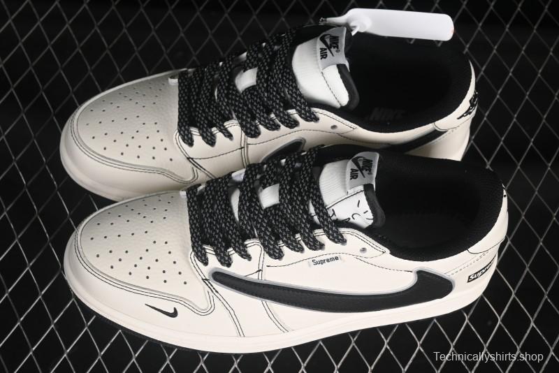 Nike Travis Scott x Fragment Design x Air Jordan 1 Low OG SP Casual Sneakers - DH0223-311