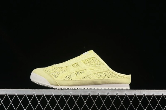 Onitsuka Tiger Mexico 66 Sabot Slip-On Sneakers with Breathable Mesh Upper - 1183A707-750