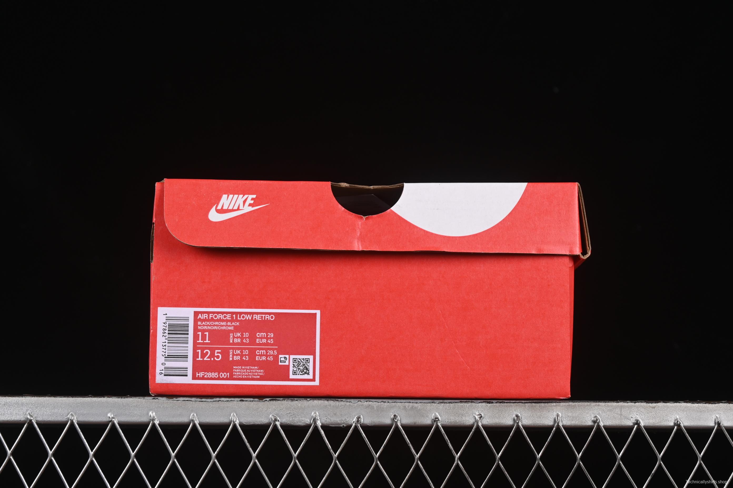 Nike Air Force 1'07 Low Casual Sneakers with Full-Length Air Cushion - HF2885-001