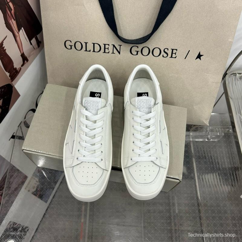 2024 Unisex GGDB White Leather Low Top Sneakers MJ00260