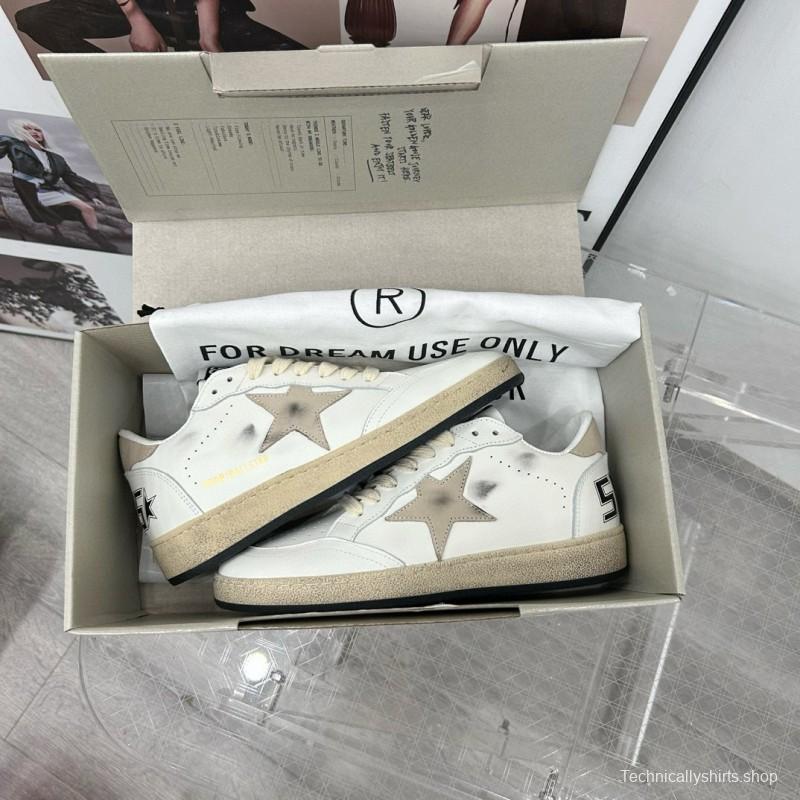 2024 Unisex GGDB White Grey Leather Sneakers MJ00260