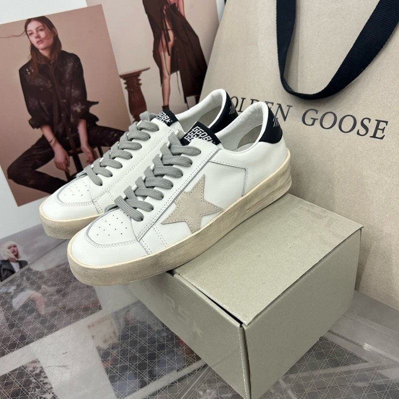 2024 Unisex GGDB White Grey Leather Sneakers MJ00260