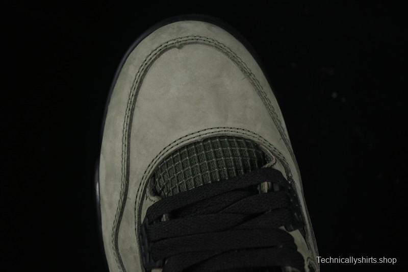 Nike Air Jordan 4 Retro OG Undefeated Collaboration Olive Green Suede - IB1519-200