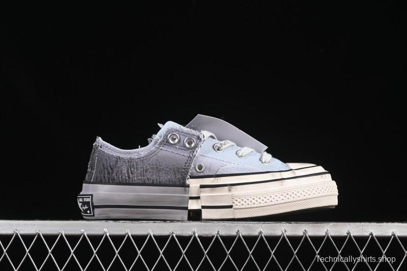Converse Chuck 70 Low Feng Chen Wang Collaboration Deconstructed Canvas Sneakers - A15742C