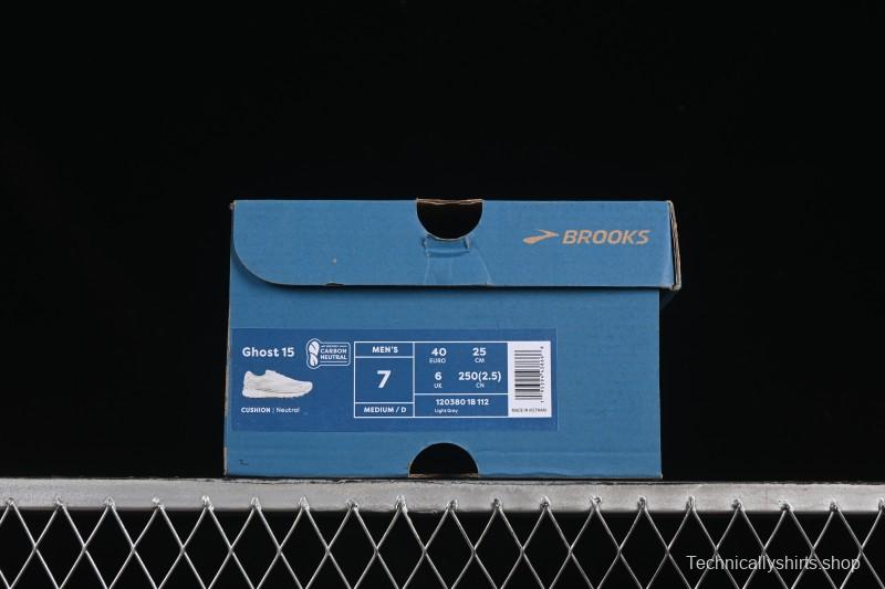 Brooks Ghost 15 Low-Cut Breathable Cushioned Support Casual Running Shoes - 1203801B112