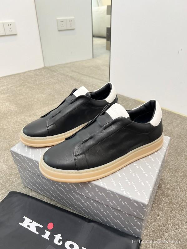 Kiton Men's Four Seasons Classic Casual Slip-On Loafer - AS00320