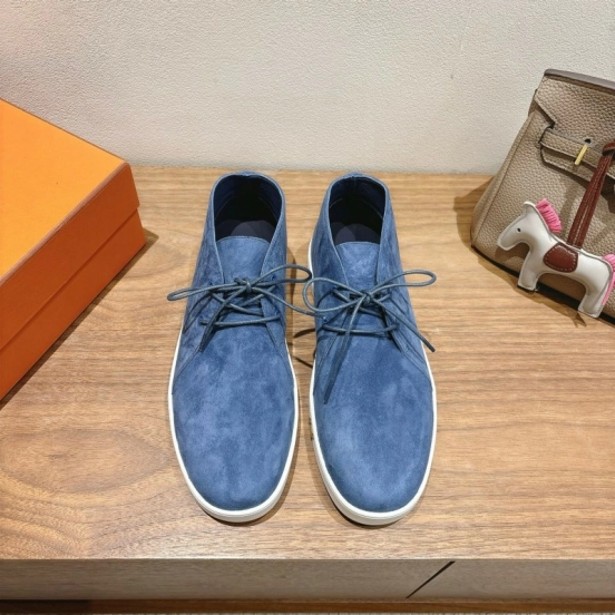 2025 Unisex H Blue Suede Boots AS00380