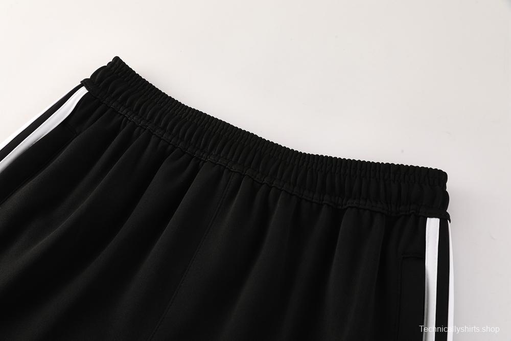 2025 Adidas Black/Grey Full Zipper Jacket +Long Pants