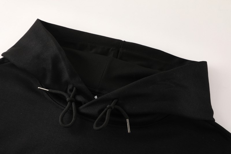 25/26 Juventus Black Hoodie Full Zipper Jacket + Long Pants