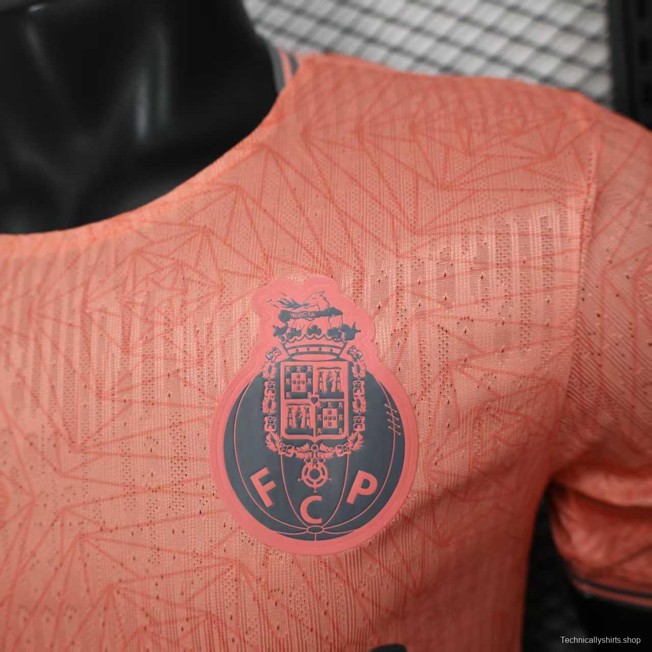 Player Version 25/26 Porto Away Pink Jersey