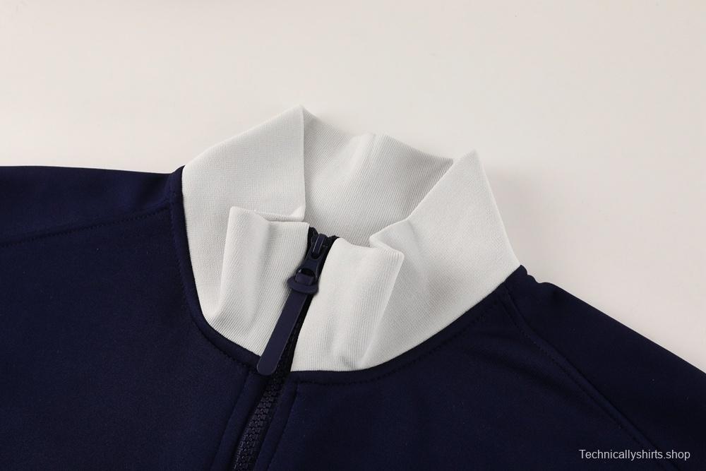 2025 NIKE Black/WHITE Full Zipper Jacket + Long Pants