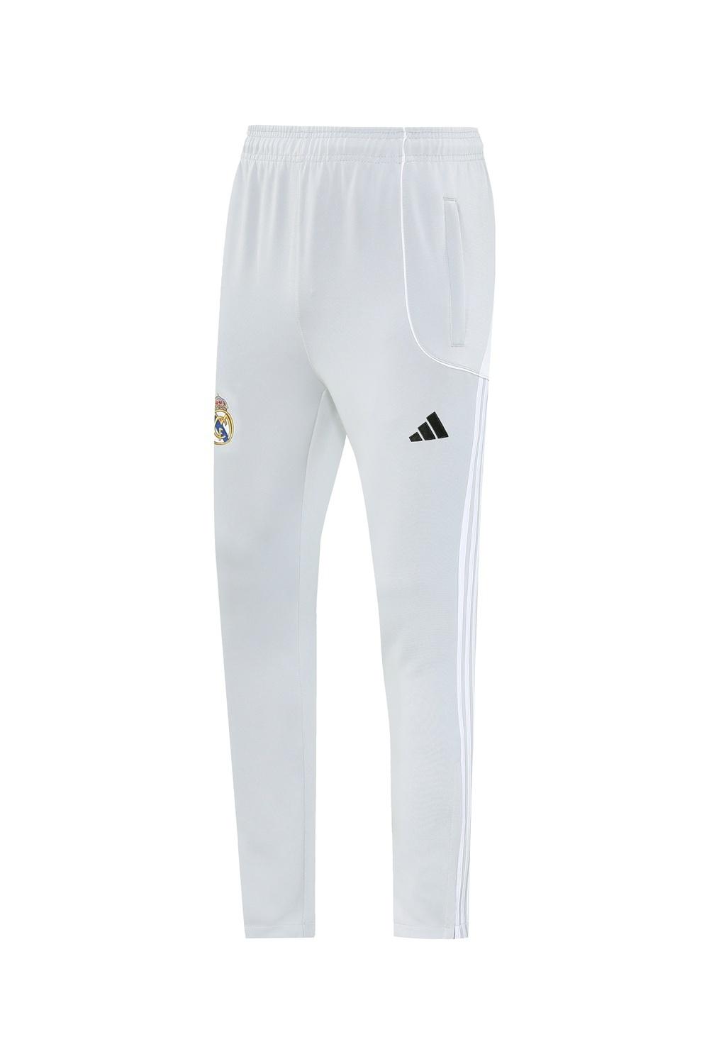 25/26 Real Madrid Grey Full Zipper Jacket + Long Pants