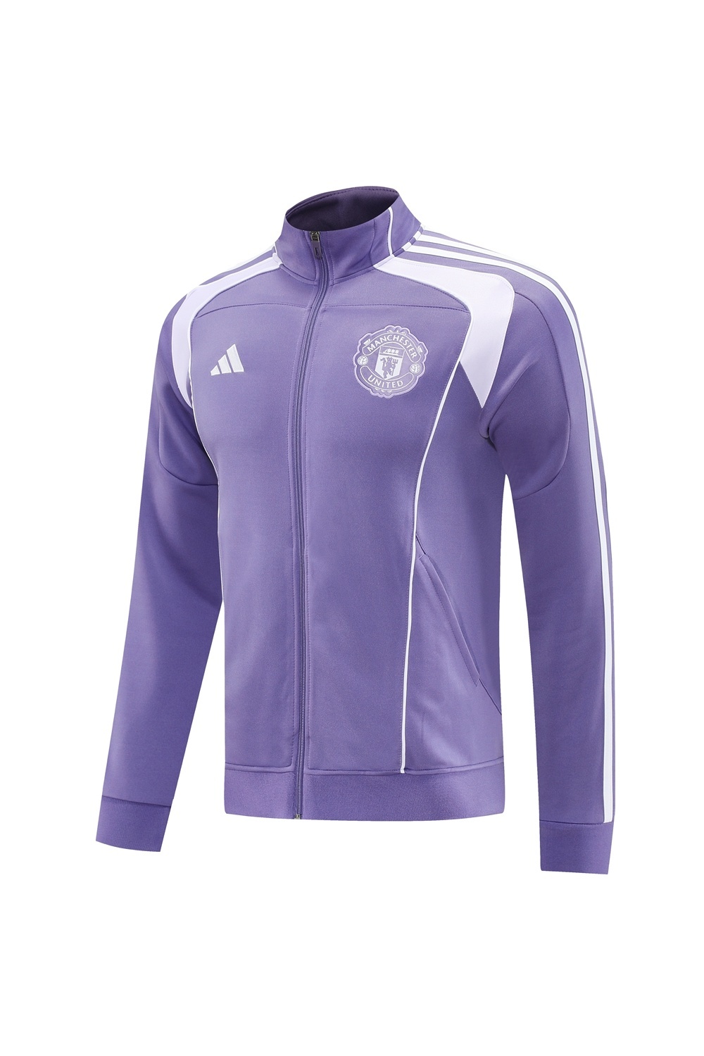 2025 Adidas Purple Full Zipper Jacket + Long Pants