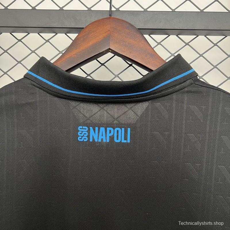 25/26 Napoli Third Black Jersey