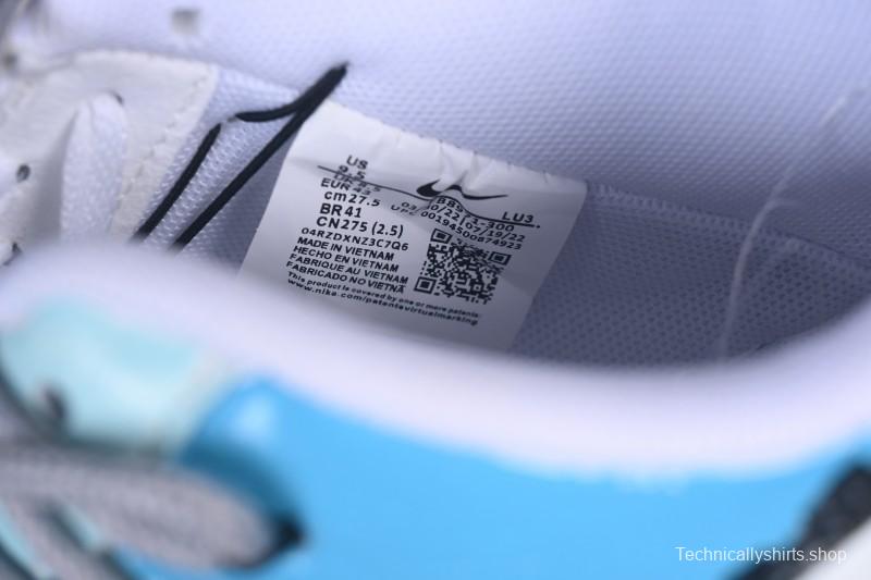 Nike Air Force 1'07 Low Hand-drawn Graffiti Electric Blue Tone Casual Sneakers - FB8917-300