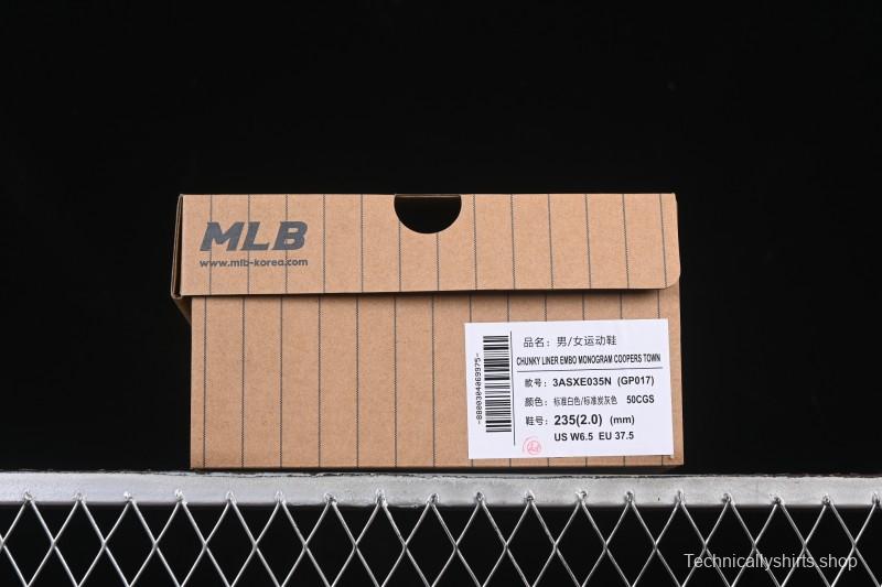 New York Yankees MLB Bigball Chunky Embroidered Monogram Platform Casual Sneakers - 3ASXE035N50CGS