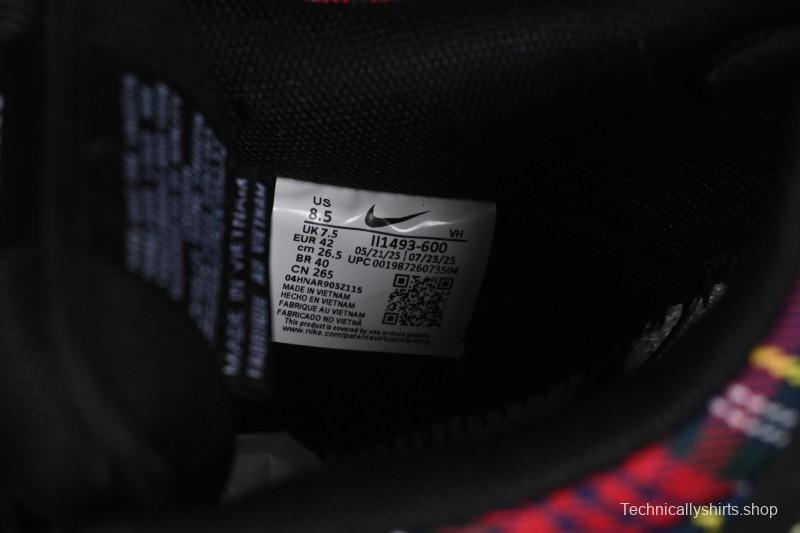 Nike SB Dunk Low Nardwuar Collaboration Scottish Plaid Low-Top Casual Skate Shoes - II1493-600