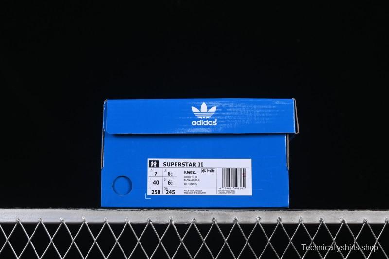 Adidas Superstar II Casual Sneakers with Shell Toe Design - KJ6981