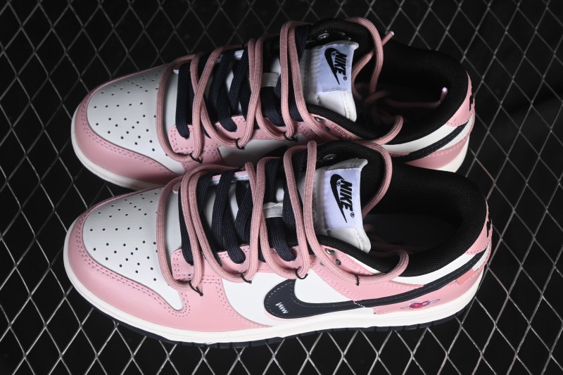 Nike SB Dunk Low Valentine's Day Strap Anniversary High-End Custom Low-Top Casual Skate Shoes - PB0510-055