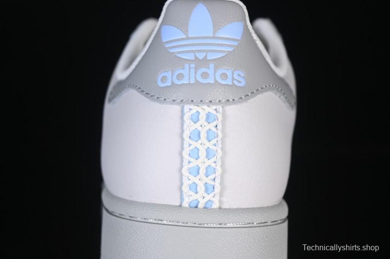 Adidas Superstar II J Casual Sneakers with Shell Toe Design - JQ8729