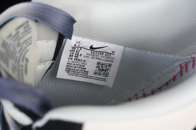 Nike Air Force 1 '07 Low Gucci Collaboration Off-White Black Canvas Hook Low-Top Casual Sneakers - XD2588-605