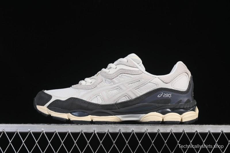 Asics Gel-NYC Retro Running Shoes with Breathable Mesh and Suede Upper - 1203A383-111