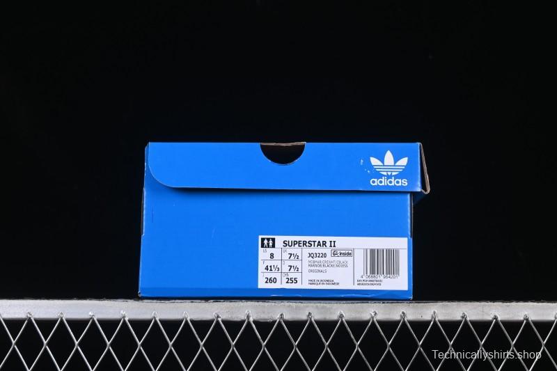 Adidas Superstar II Casual Sneakers with Shell Toe Design - JQ3220