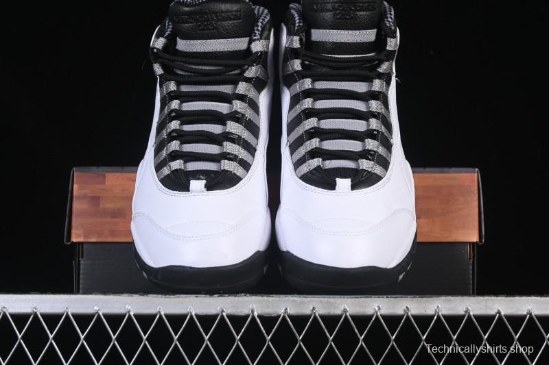 Nike Air Jordan 10 Retro Light Steel Grey Basketball Shoes - HJ6779-104