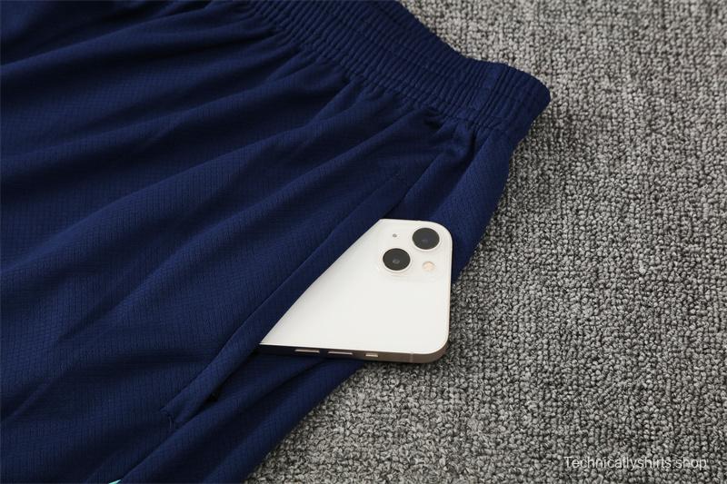 25/26 Brazil Blue Green Camouflage with XS Short Sleeve+Soccer Shorts