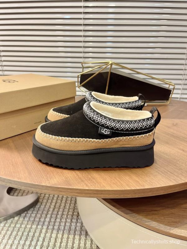UGG Ethnic Tazz Series Thickened Heightening Slippers One-Step On - MJ00220