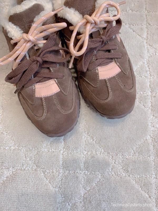 UGG 2025/SS New Wool Warm Platform Casual Shoes - AS00291