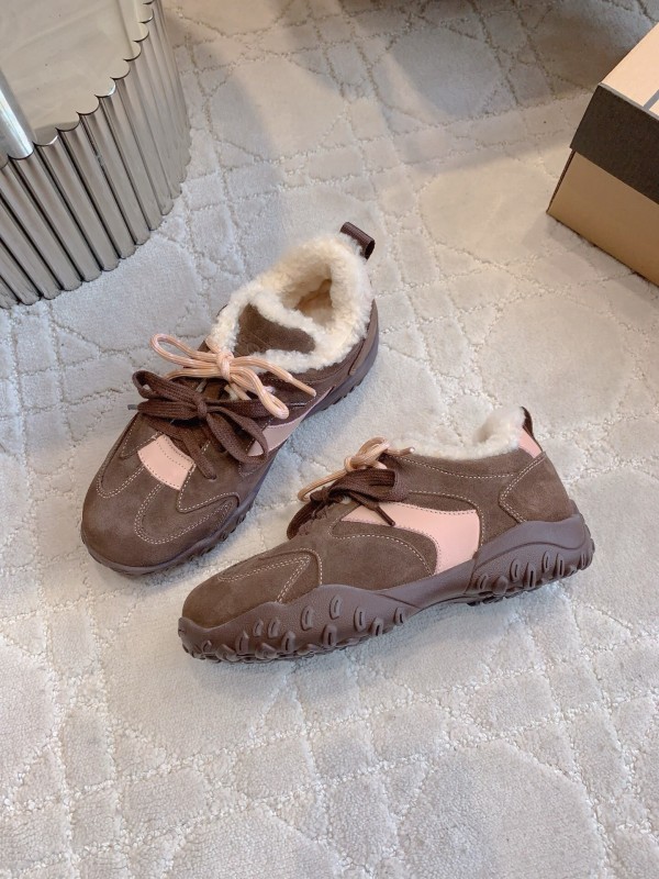 UGG 2025/SS New Wool Warm Platform Casual Shoes - AS00291