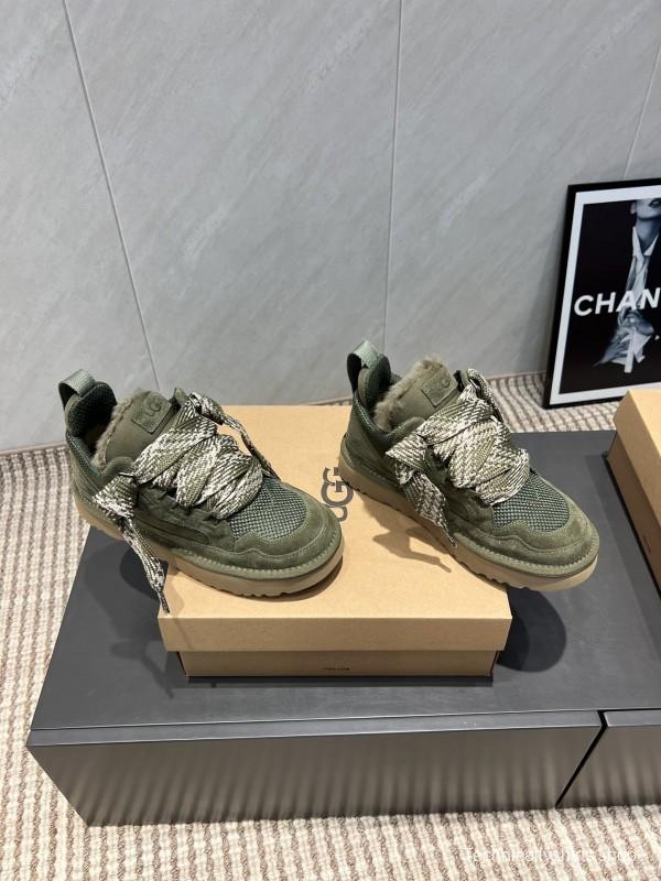 UGG Platform Sneakers Series Round Toe Chunky Sole Casual Shoes - MJ00270