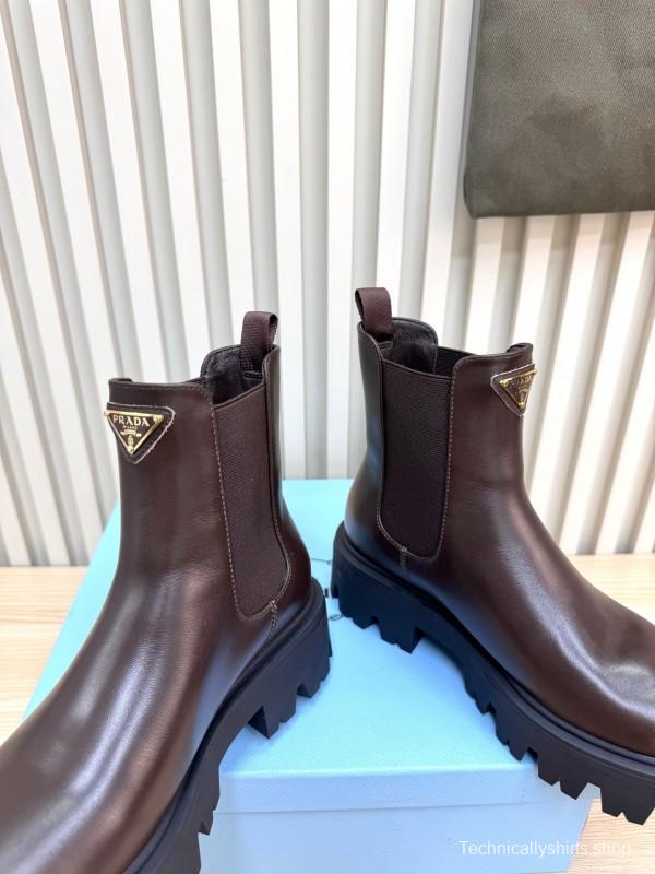 Prada Spring/Summer 2025 Platform Ankle Boots - LY0340