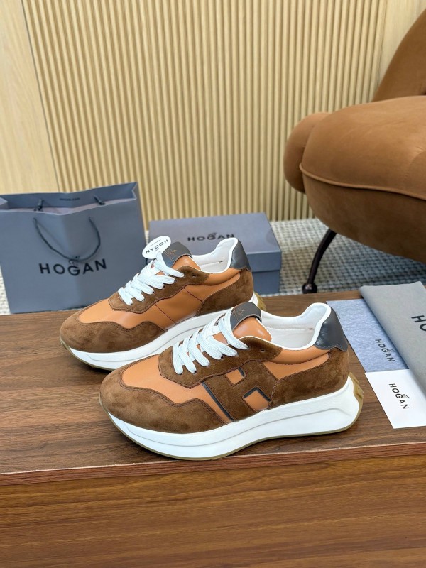 Hogan H-STRIPES Series Couple Thick Sole Dad Shoes Airship Shoes Casual Sports Shoes - AS00350