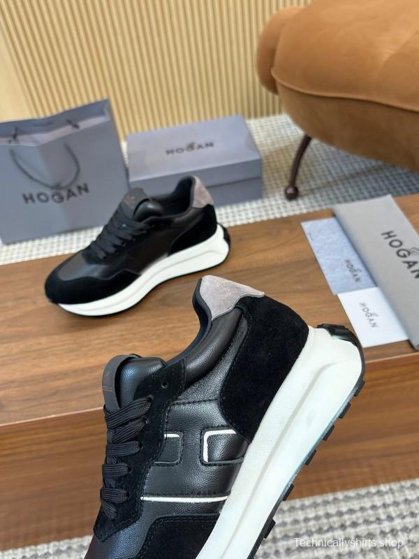 Hogan H-STRIPES Series Couple Thick Sole Dad Shoes Airship Sneakers - AS00350