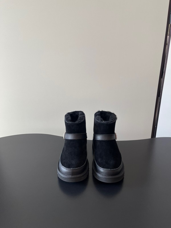 UGG 4512 Classic Buckle Flat Ultra Wool Anti-Slip Snow Boots - AS00290