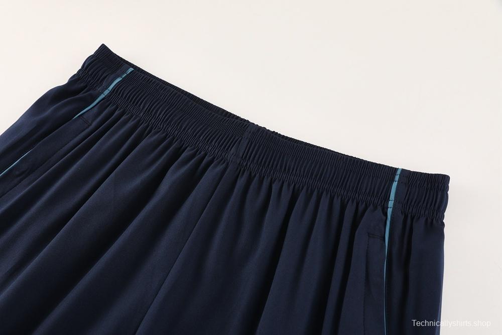 25/26 Arsenal Blue Full Zipper Jacket+Long Pants S-3XL