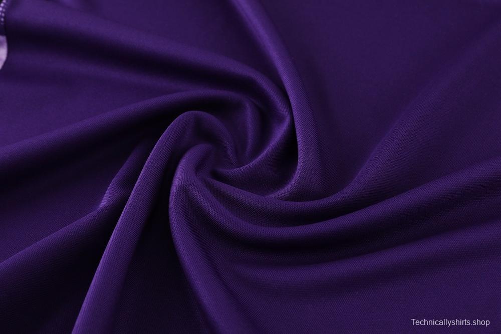 2025 Germany Purple Short Sleeve+Soccer Shorts